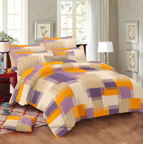 Eira 100% Cotton King Size Bed Sheet Set with Pillow Covers by Florida